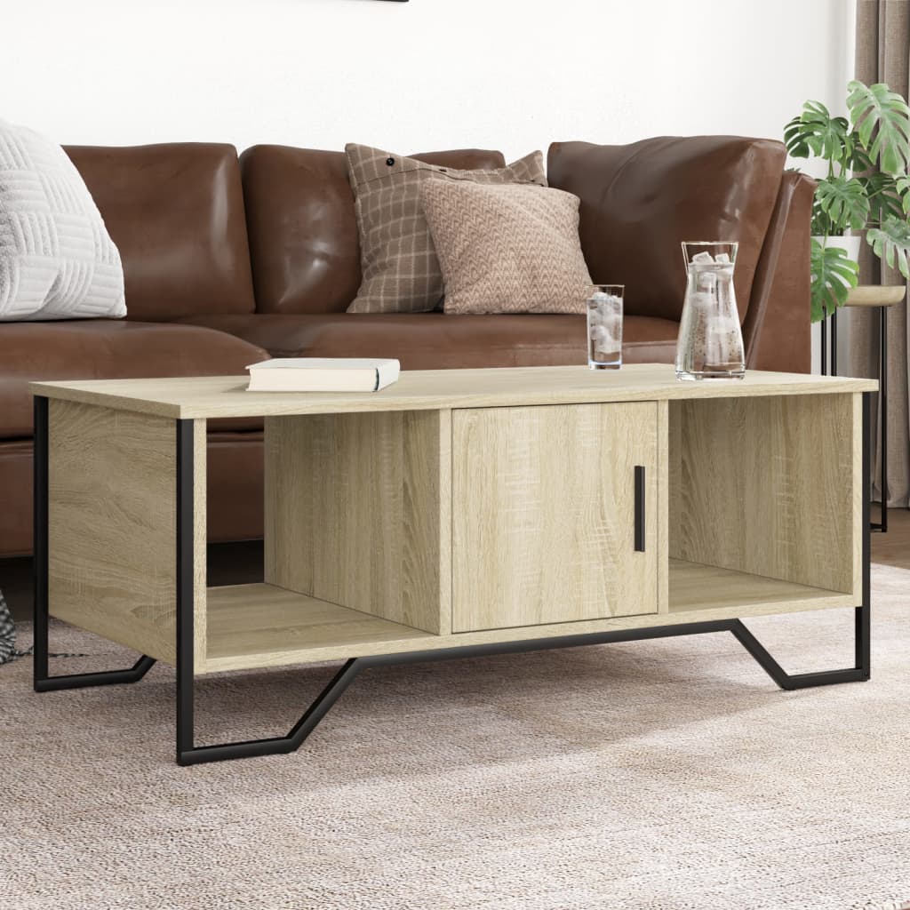 Coffee table Sonoma oak 100x51x40 cm wood material