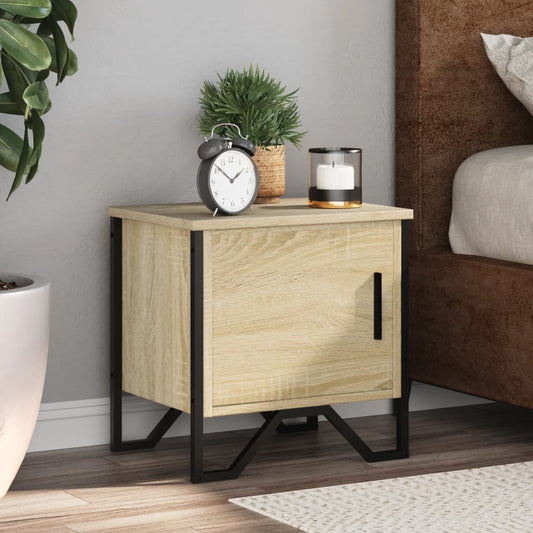 Tables de chevet 2 pcs. Chêne Sonoma 40x30x40 cm matériau bois