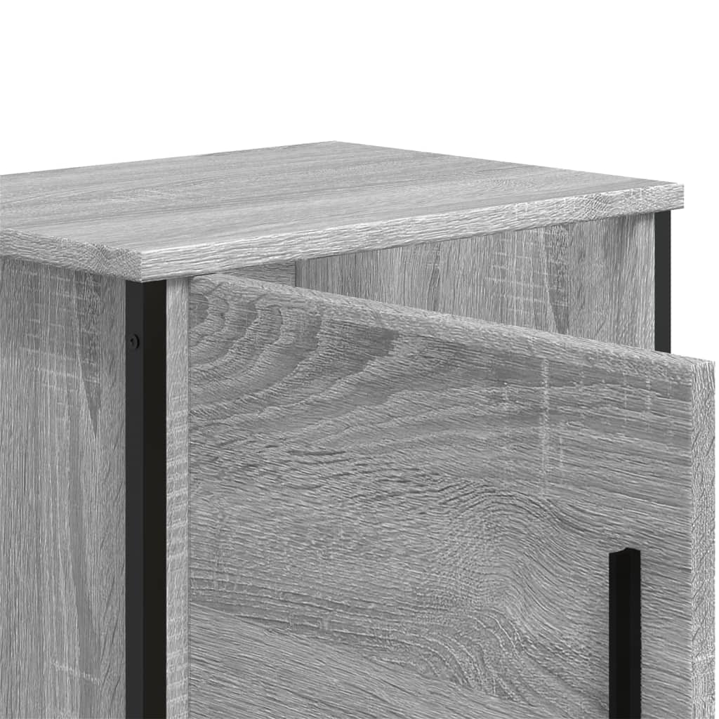 Nachttisch Grau Sonoma 40x30x40 cm Holzwerkstoff