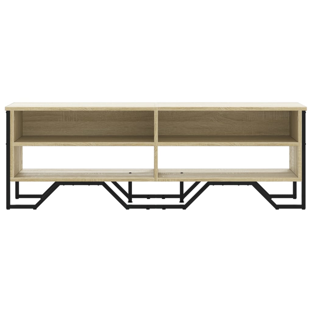 Meuble TV chêne Sonoma 122x34x41 cm matériau bois