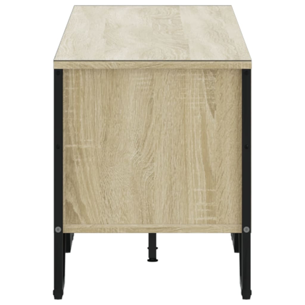 Meuble TV chêne Sonoma 180x34x41 cm matériau bois