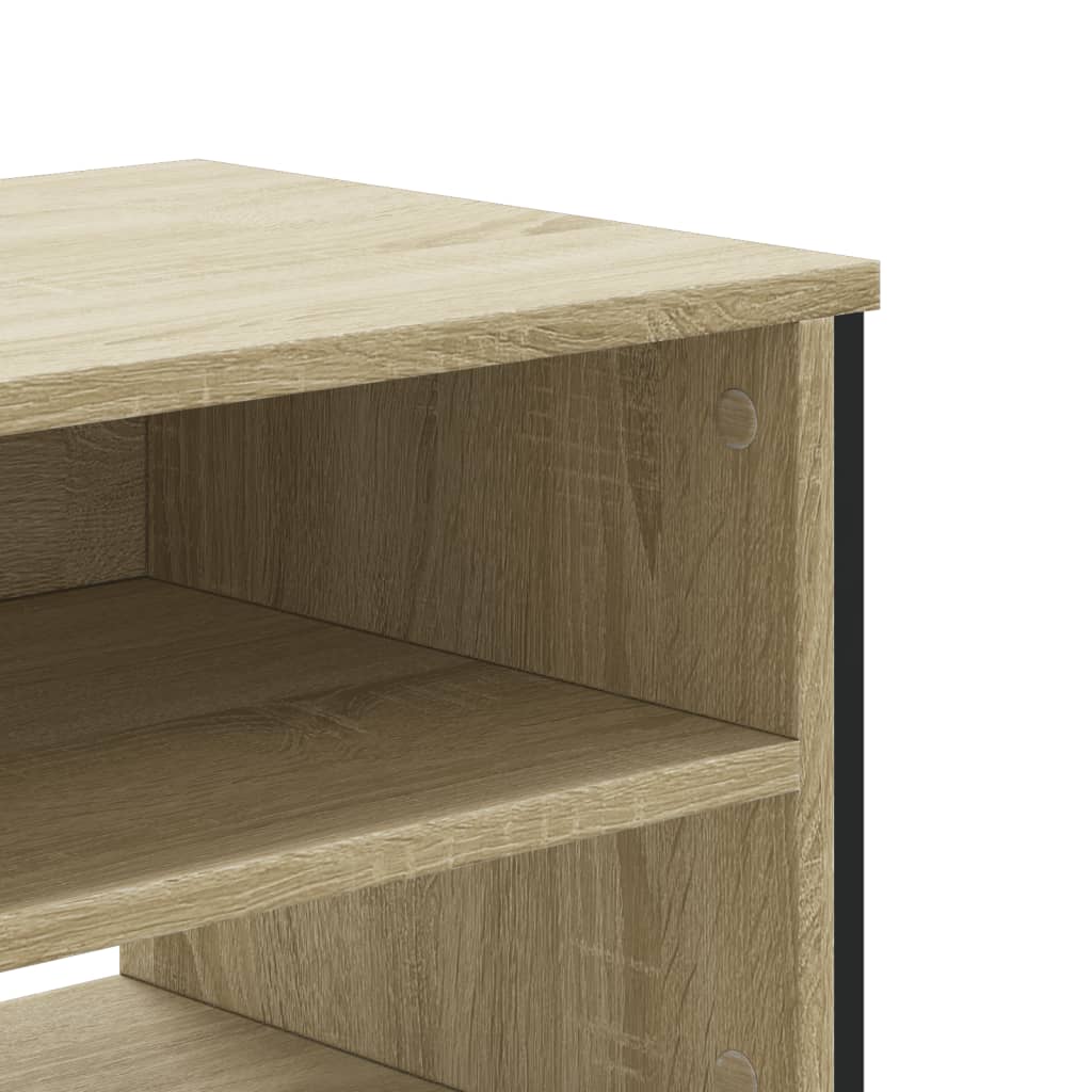 Meuble TV chêne Sonoma 180x34x41 cm matériau bois