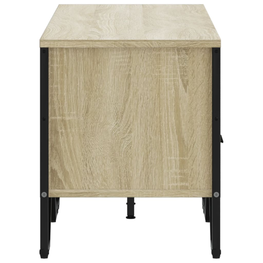 Meuble TV chêne Sonoma 122x34x41 cm matériau bois