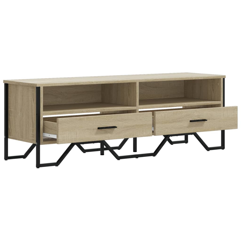 Meuble TV chêne Sonoma 122x34x41 cm matériau bois
