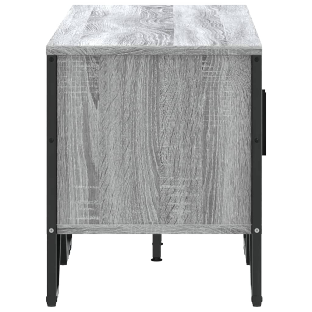 Meuble TV gris Sonoma 122x34x41 cm en bois