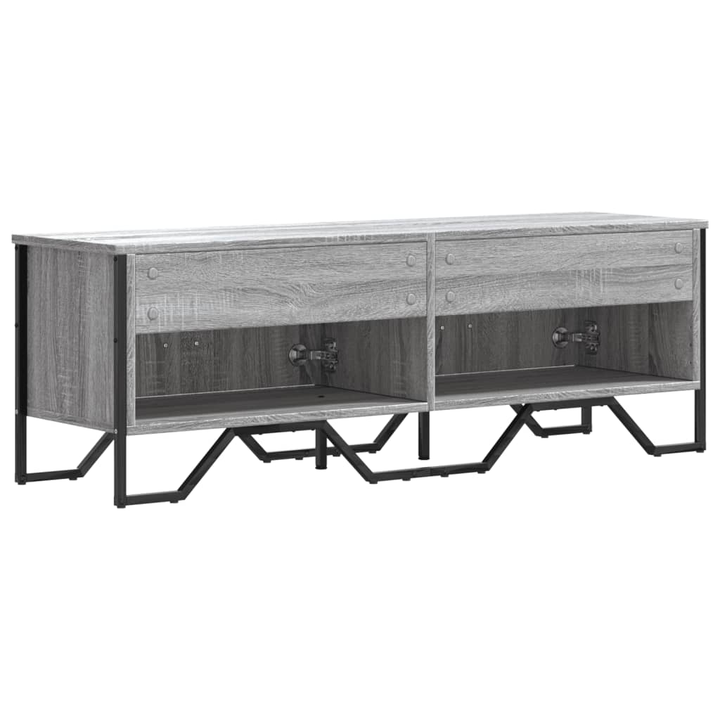 Meuble TV gris Sonoma 122x34x41 cm en bois