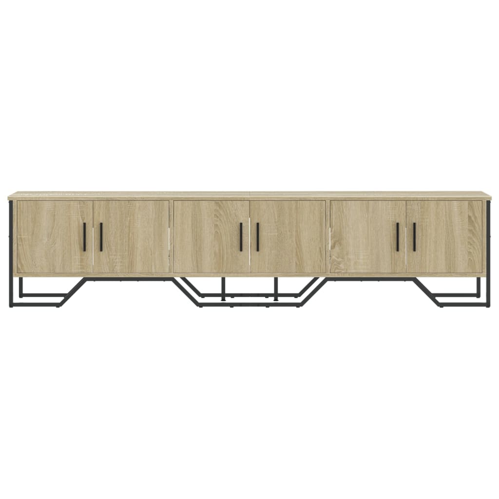 Meuble TV chêne Sonoma 180x34x41 cm matériau bois