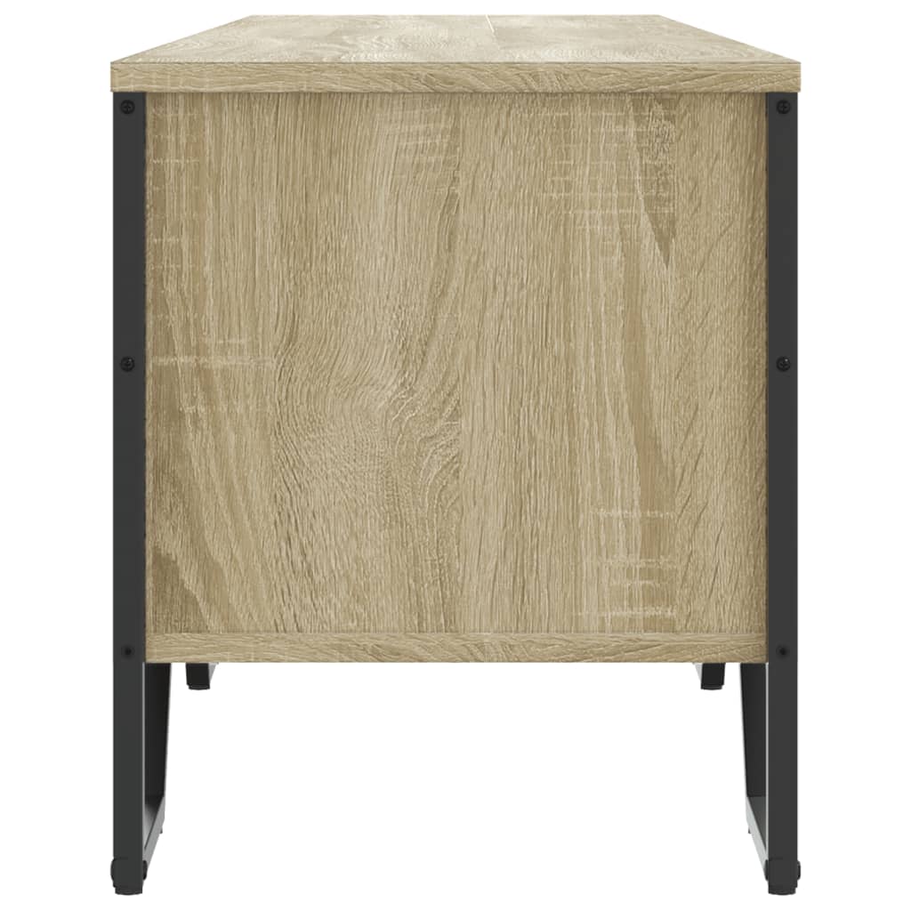Meuble TV chêne Sonoma 180x34x41 cm matériau bois