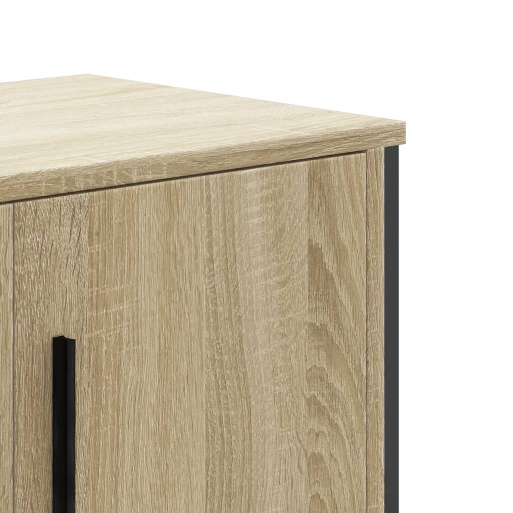Meuble TV chêne Sonoma 180x34x41 cm matériau bois