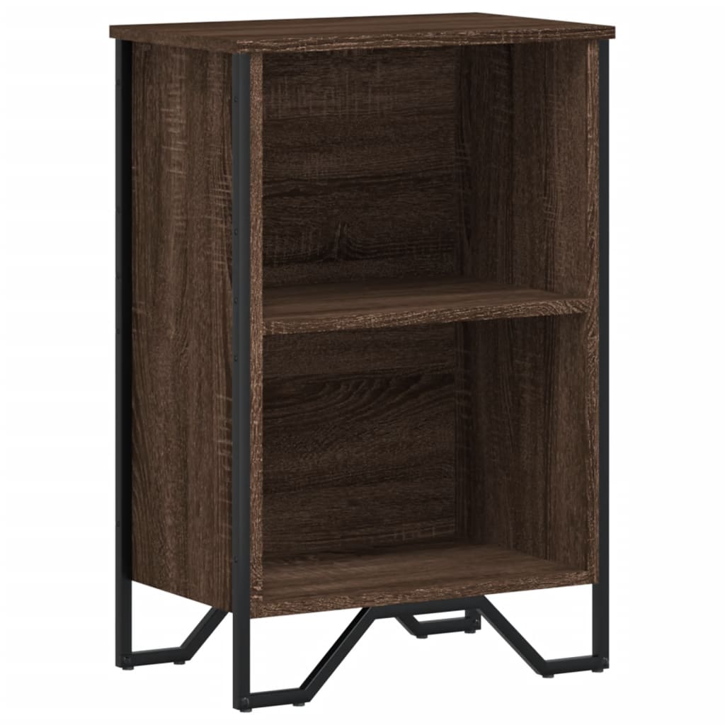 Bookshelf Brown Oak Look 50x31x74.5 cm Wood Material