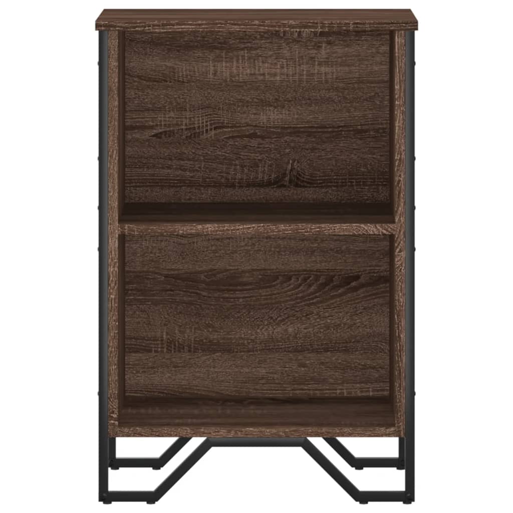 Bookshelf Brown Oak Look 50x31x74.5 cm Wood Material