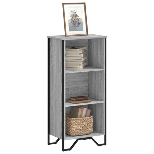 Bookshelf Gray Sonoma 50x31x106 cm Wood Material
