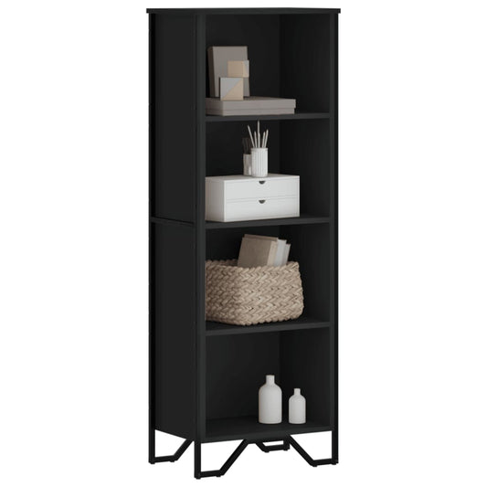 Bookshelf Black 50x31x137.5 cm Wood Material