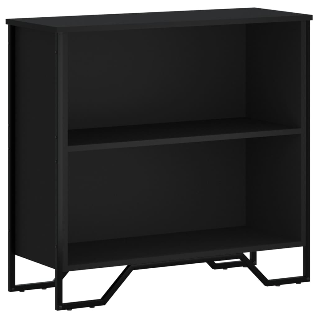 Bookshelf Black 80x31x74.5 cm Wood Material