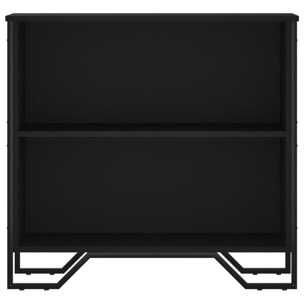 Bookshelf Black 80x31x74.5 cm Wood Material