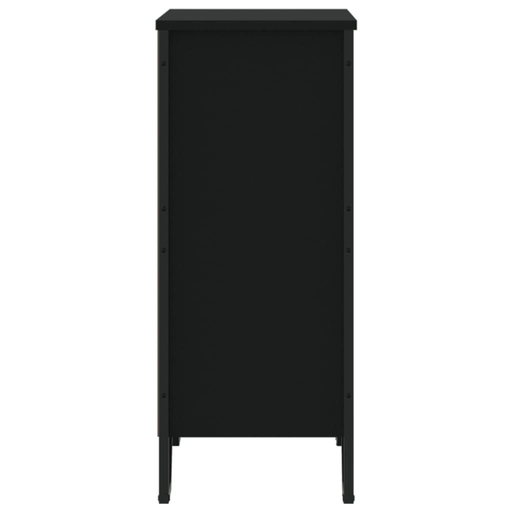 Bookshelf Black 80x31x74.5 cm Wood Material