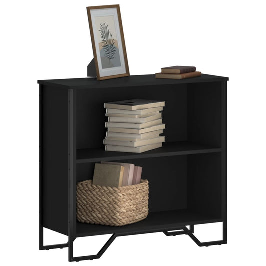 Bookshelf Black 80x31x74.5 cm Wood Material