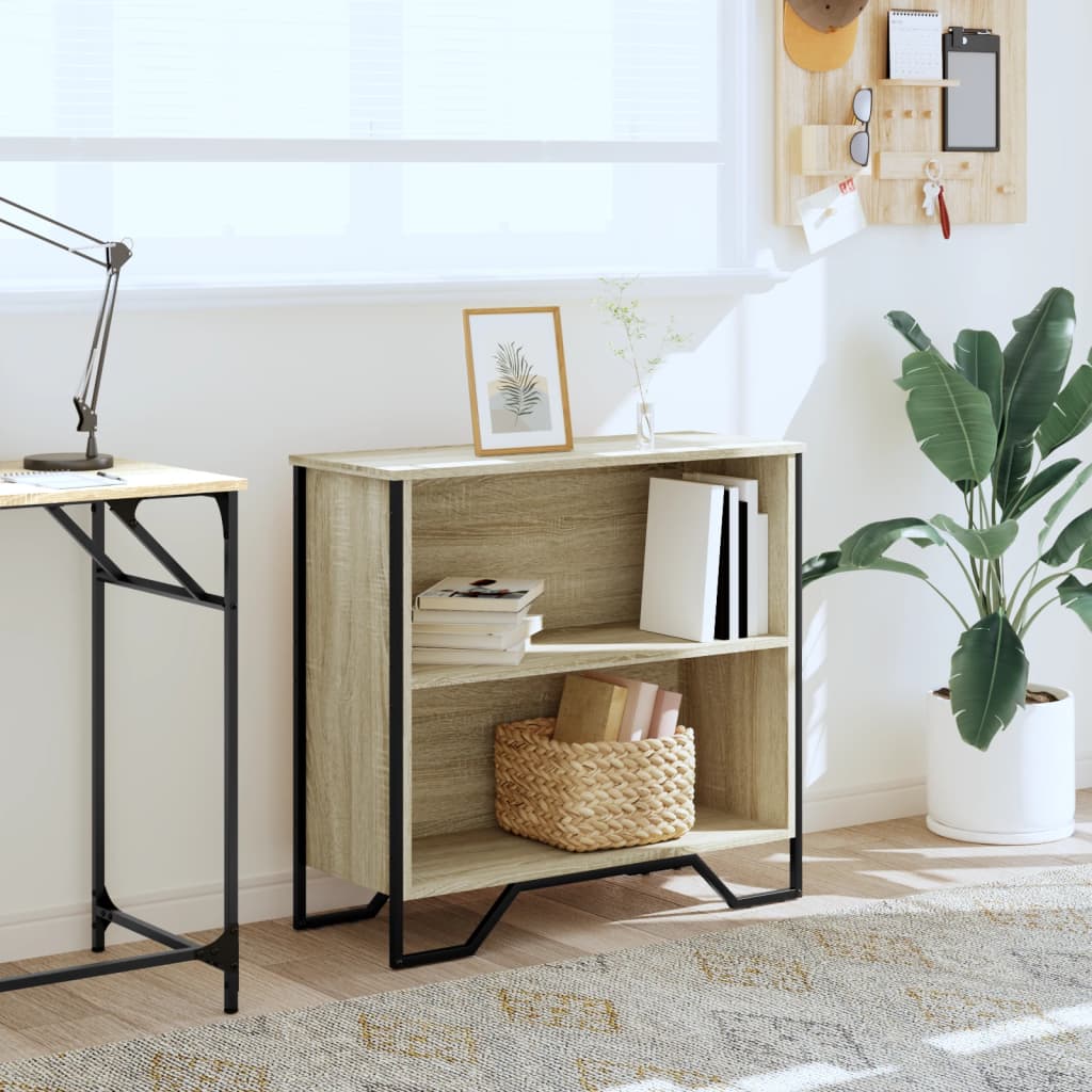 Bibliothèque chêne Sonoma 80x31x74,5 cm matériau bois