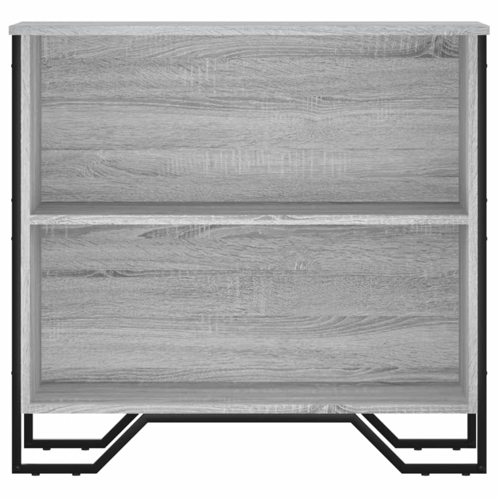 Bookshelf Gray Sonoma 80x31x74.5 cm Wood Material