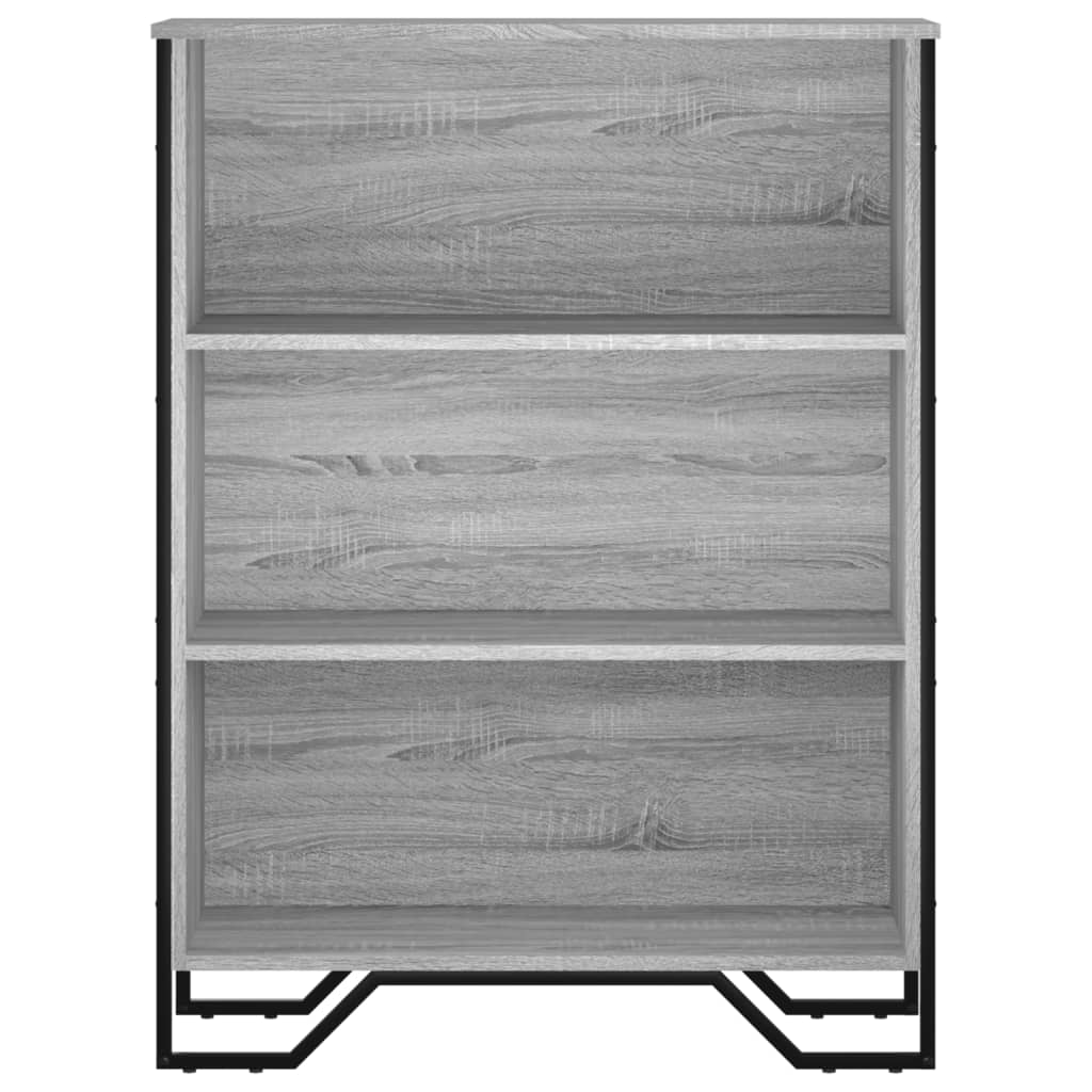 Bookshelf Gray Sonoma 80x31x106 cm Wood Material