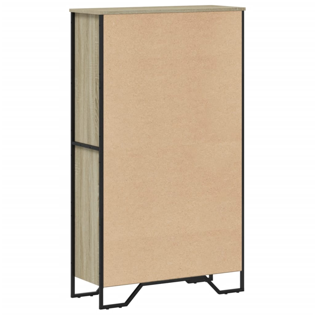 Bibliothèque chêne Sonoma 80x31x137,5 cm en bois