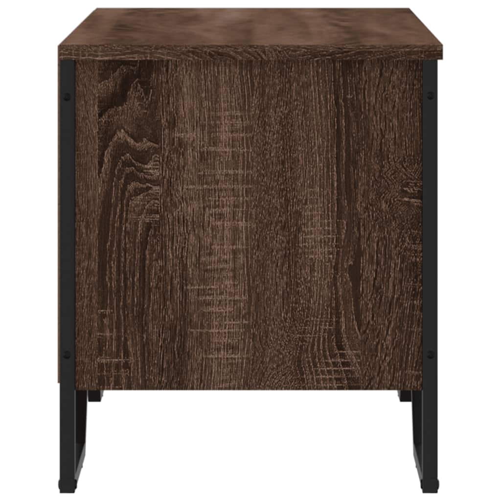 Étagère à chaussures aspect chêne marron 90x38x45,5 en bois