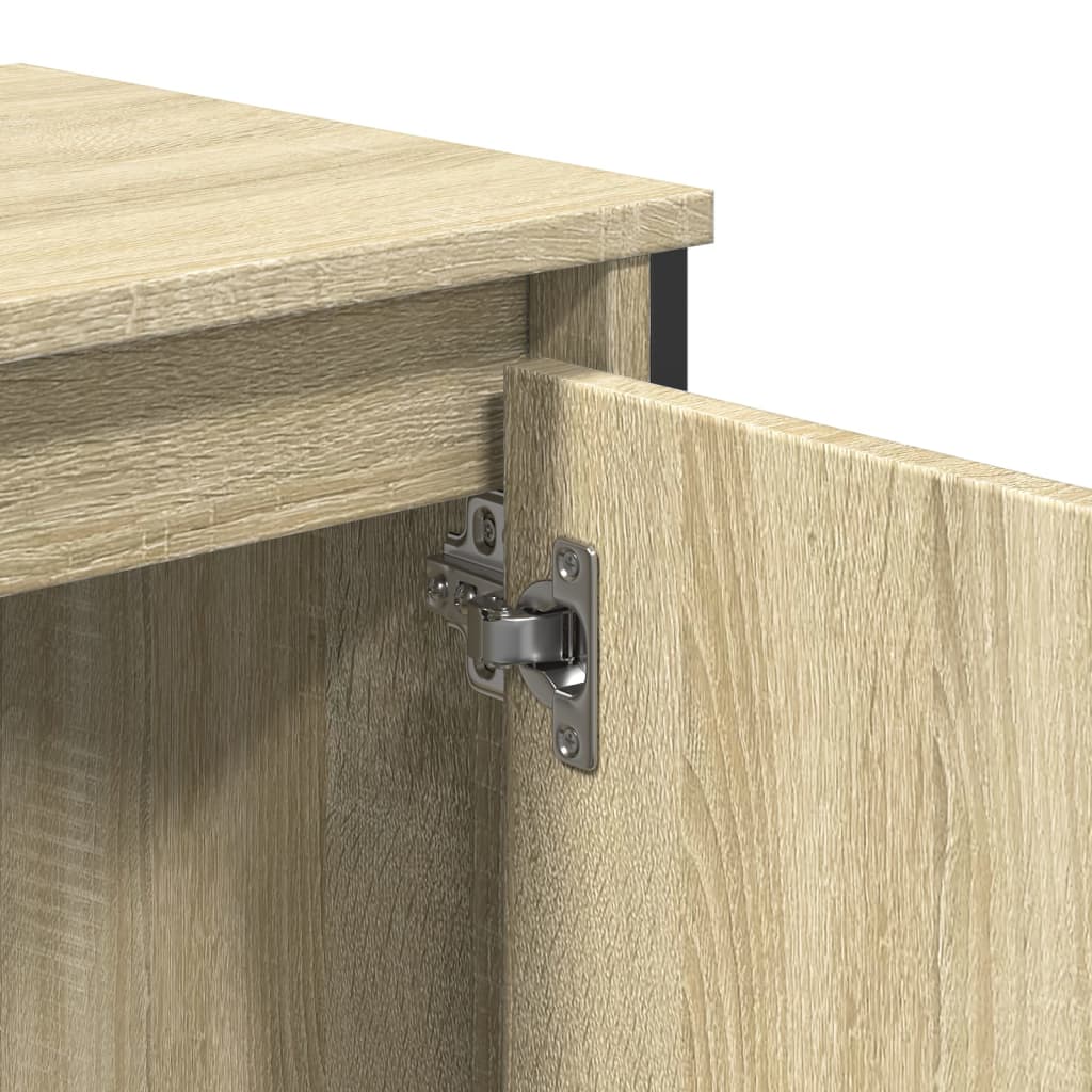 Meuble vasque en chêne Sonoma 60x35x60 cm en bois