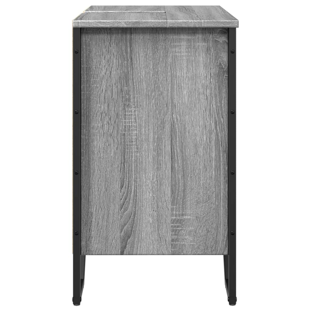 Meuble vasque Sonoma gris 60x35x60 cm en bois