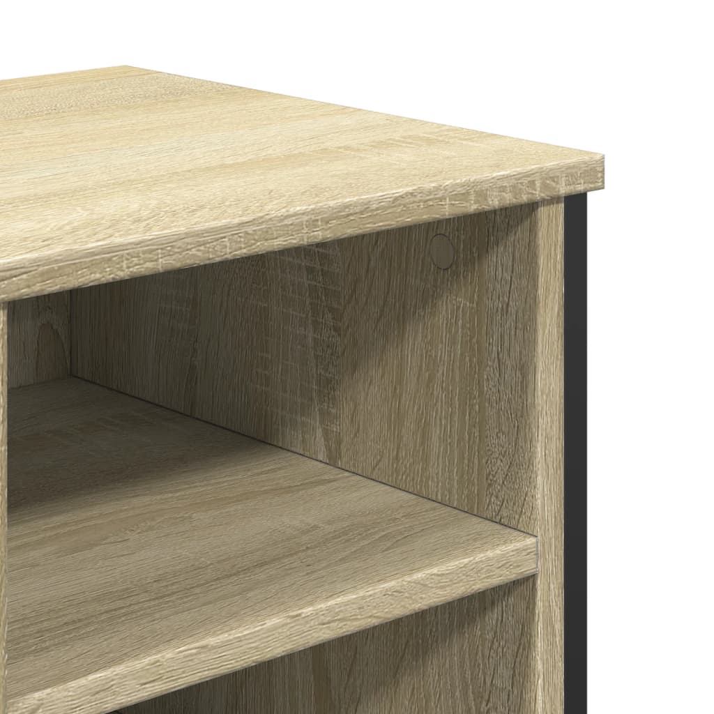 Meuble vasque chêne Sonoma 91x35x60 cm matériau bois