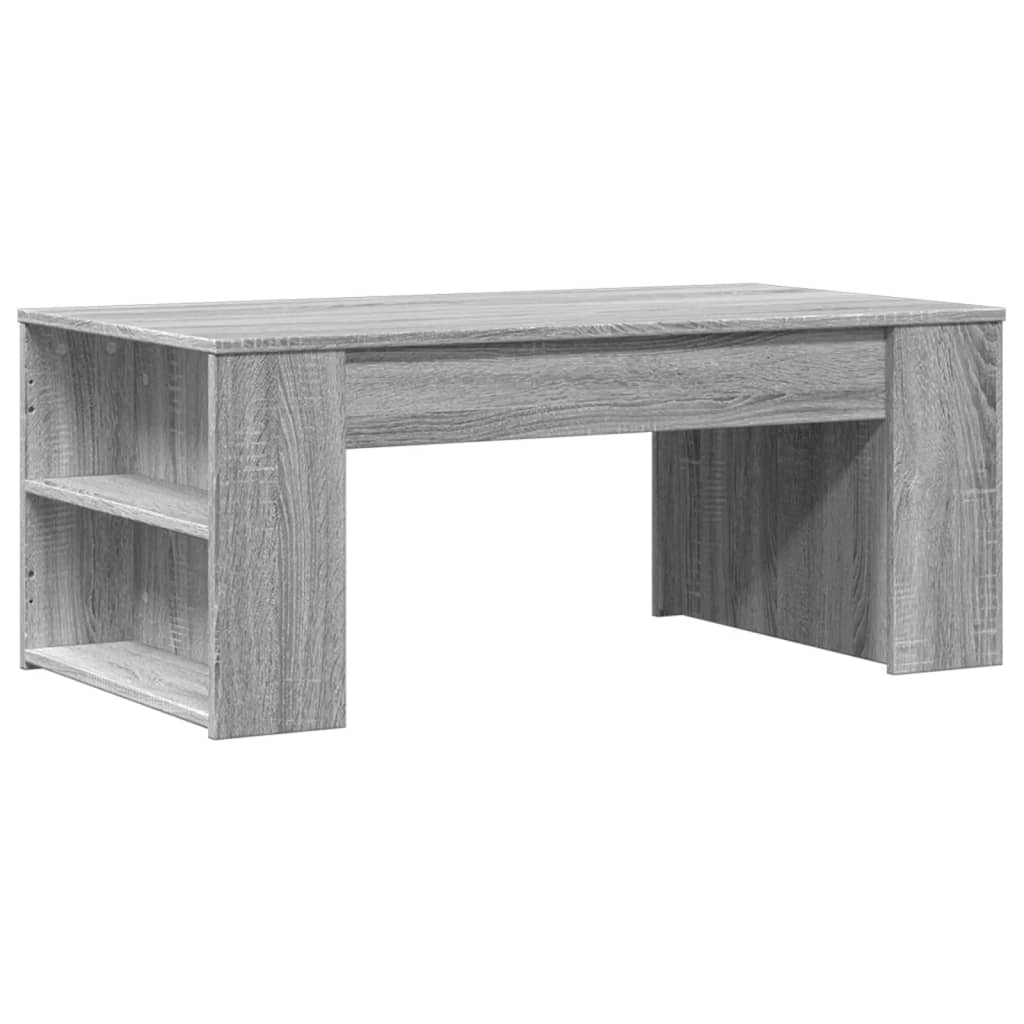 Table basse Sonoma grise 102x55x42 cm en bois