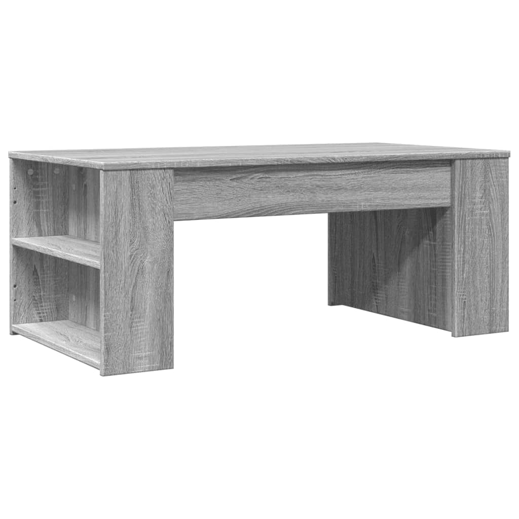 Table basse Sonoma grise 102x55x42 cm en bois