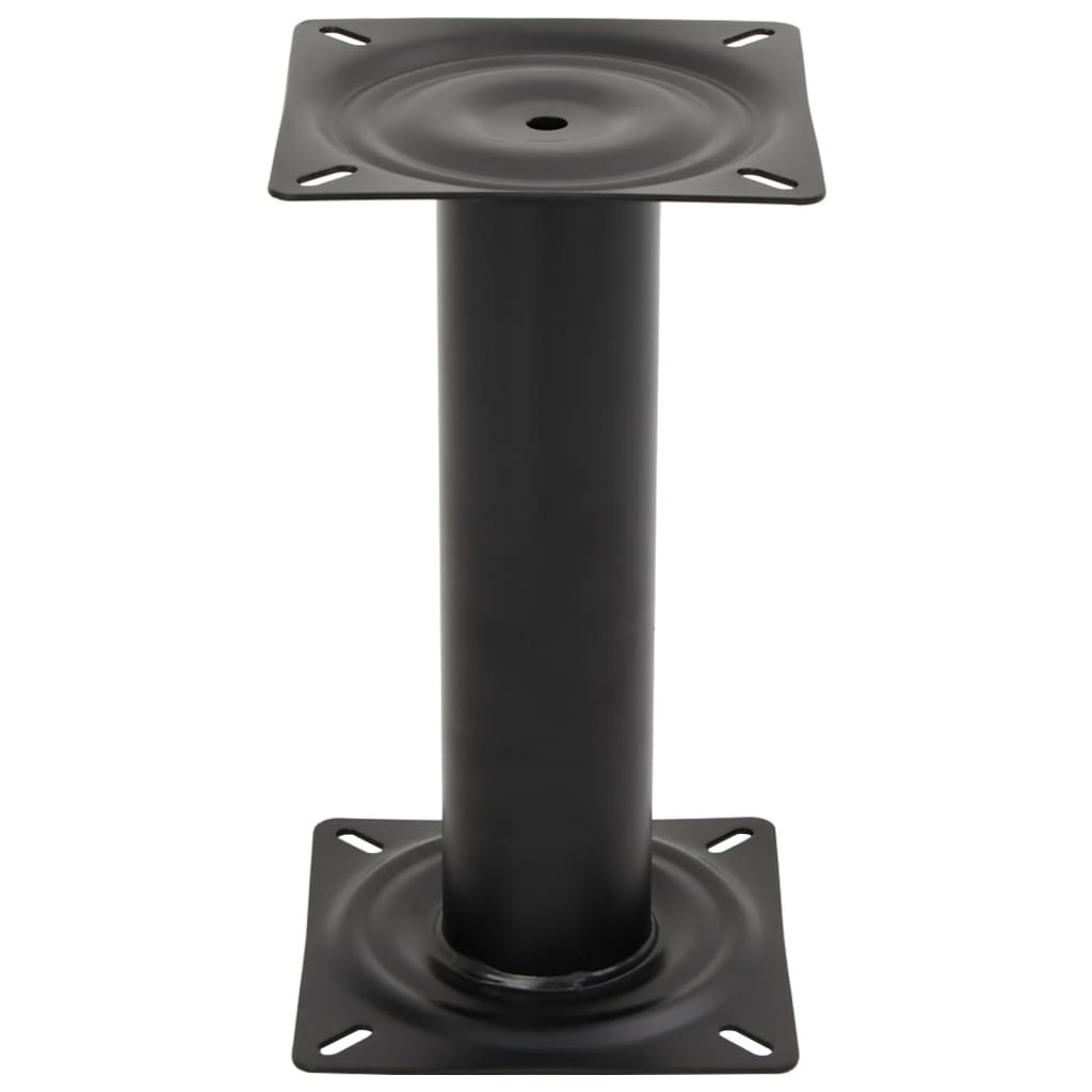 Stuhlfuß für Bootssitz Schwarz 33 cm Stahl