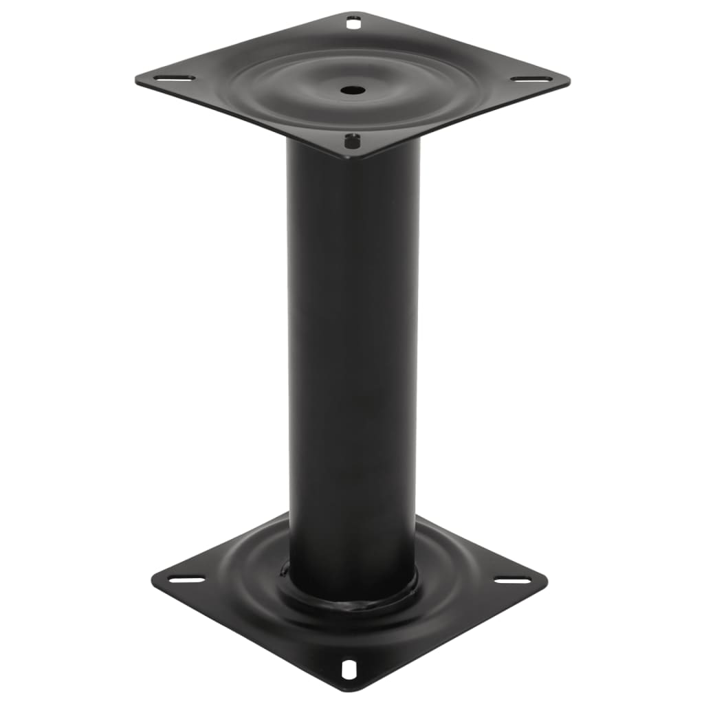 Stuhlfuß für Bootssitz Schwarz 33 cm Stahl