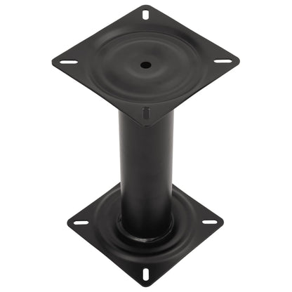 Stuhlfuß für Bootssitz Schwarz 33 cm Stahl