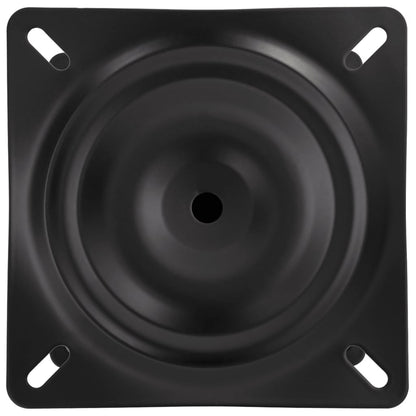 Stuhlfuß für Bootssitz Schwarz 33 cm Stahl