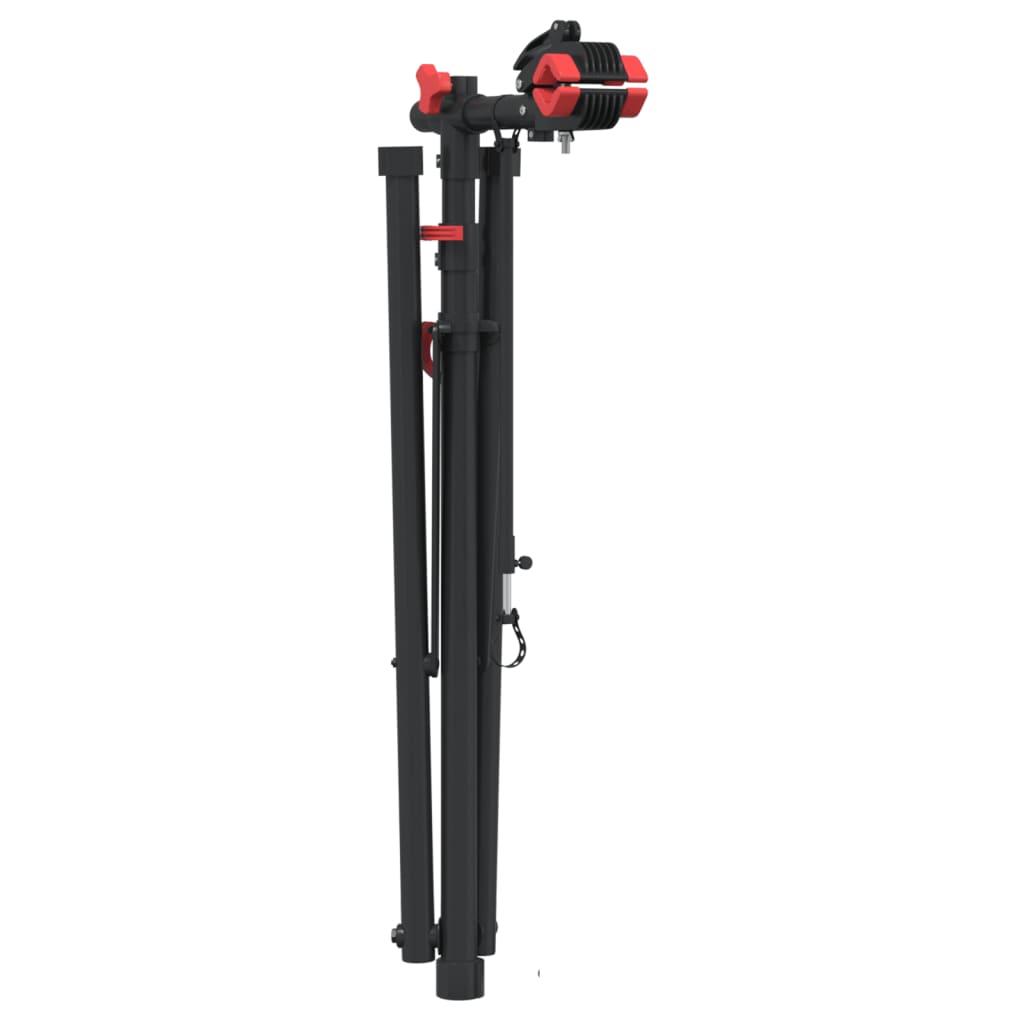 Support de réparation de vélo pliable réglable 92-152 cm acier rouge