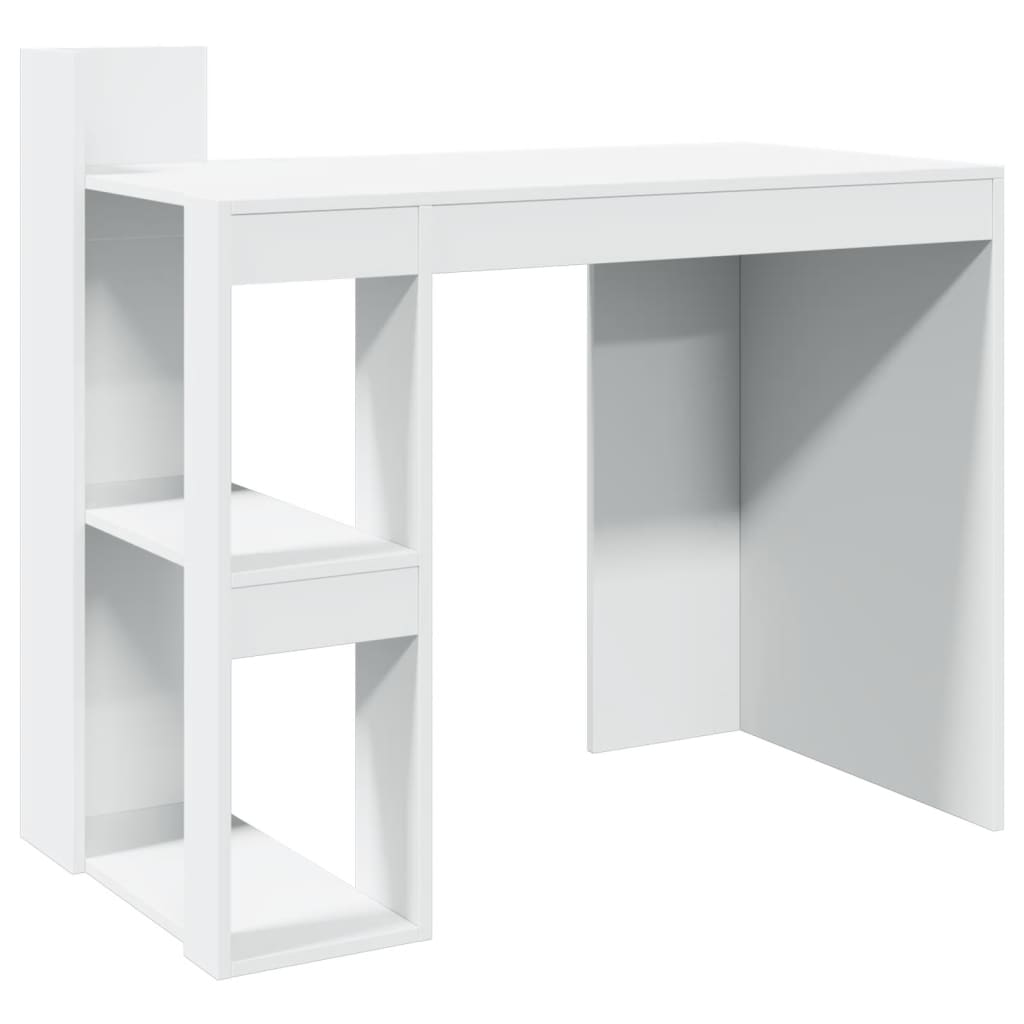 Bureau blanc 103,5x56,5x94 cm en bois