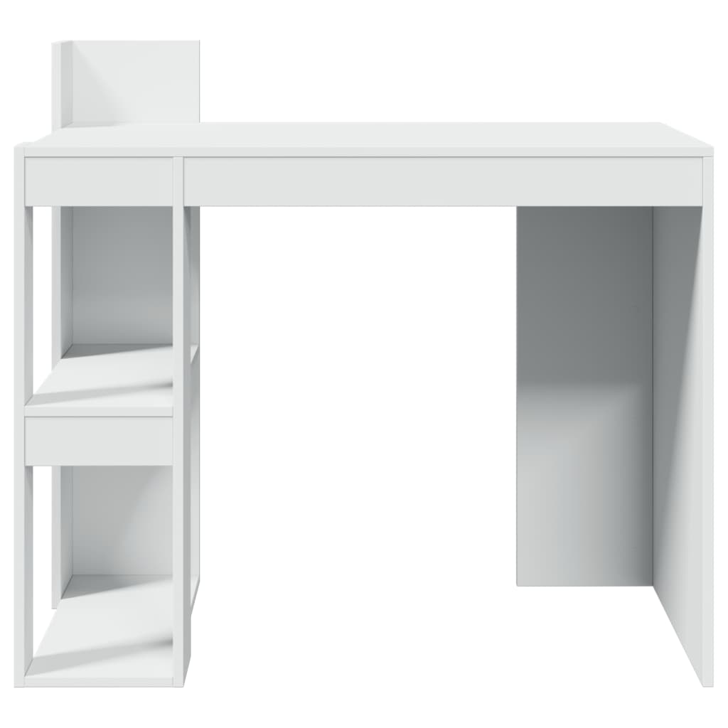 Bureau blanc 103,5x56,5x94 cm en bois