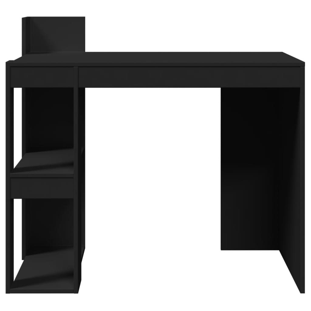 Bureau noir 103,5x56,5x94 cm en bois