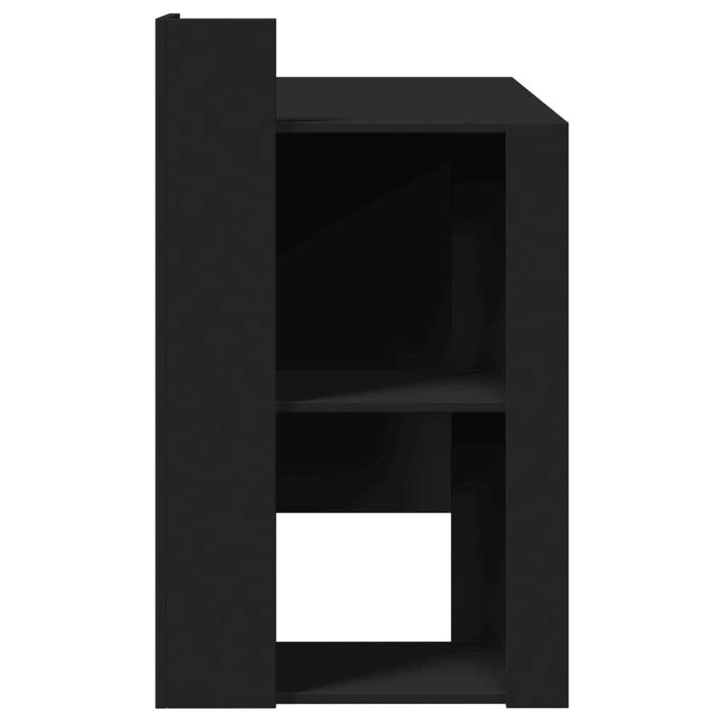 Bureau noir 103,5x56,5x94 cm en bois