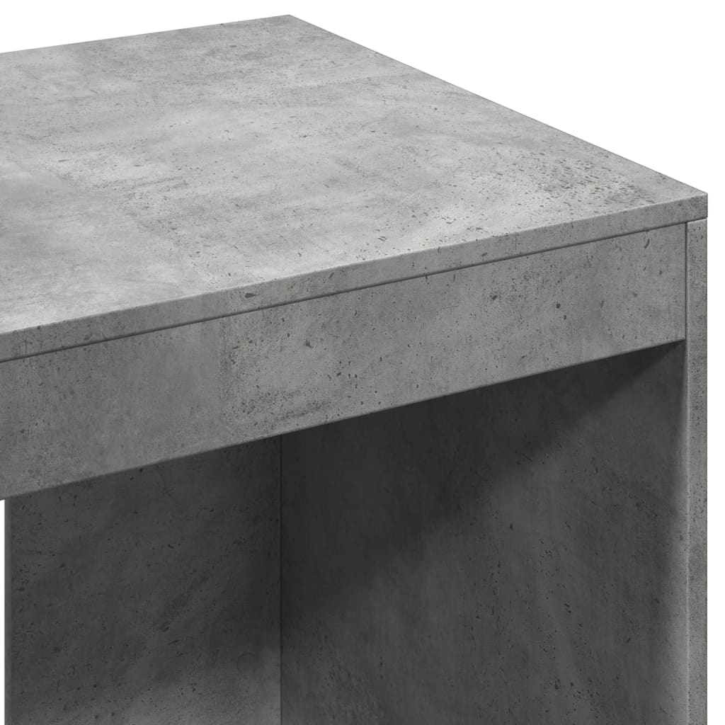 Bureau gris béton 103,5x56,5x94 cm en bois