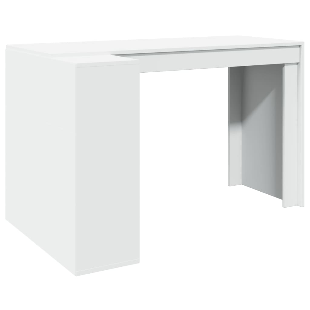 Bureau blanc 123,5x73,5x75 cm en bois