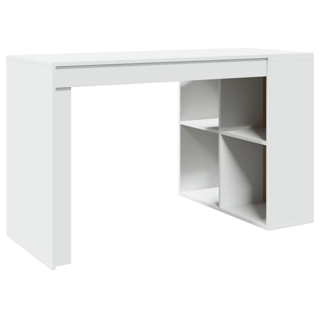 Bureau blanc 123,5x73,5x75 cm en bois