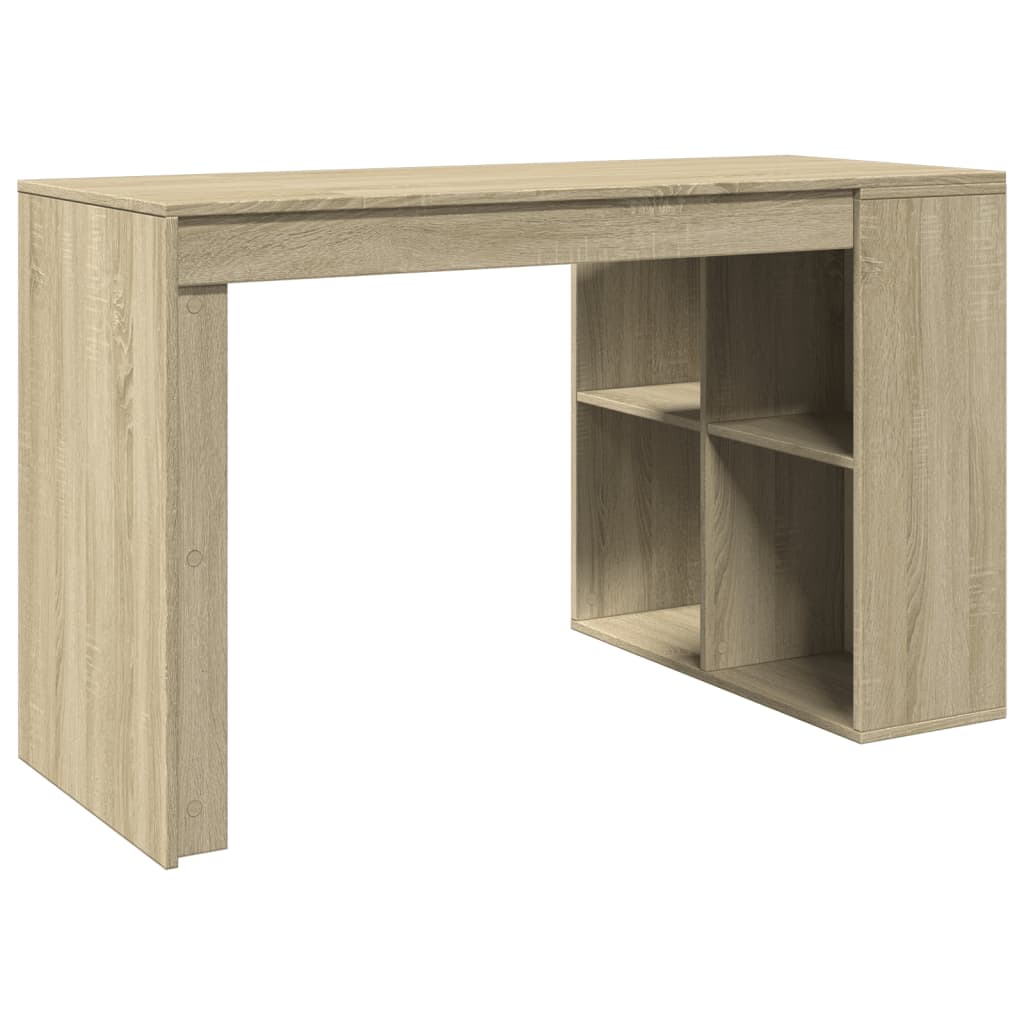 Bureau chêne Sonoma 123,5x73,5x75 cm matériau bois