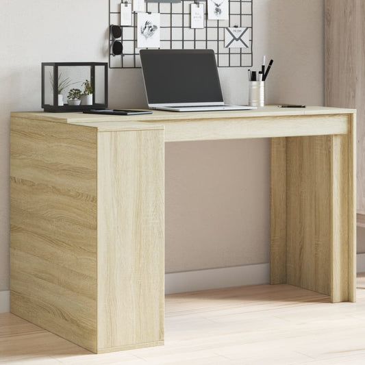 Bureau chêne Sonoma 123,5x73,5x75 cm matériau bois