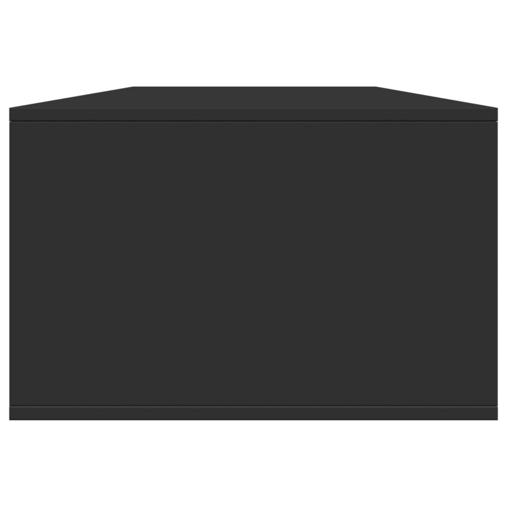 Coffee Table Black 102x55x35 cm Wood Material
