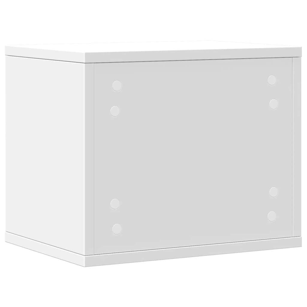 Organisateur de bureau blanc 36x26x29,5 cm en bois