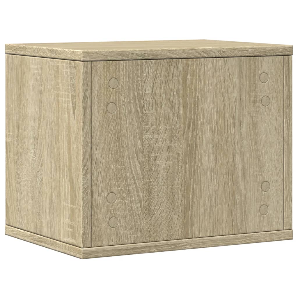 Organisateur de bureau Chêne Sonoma 36x26x29,5 cm en bois