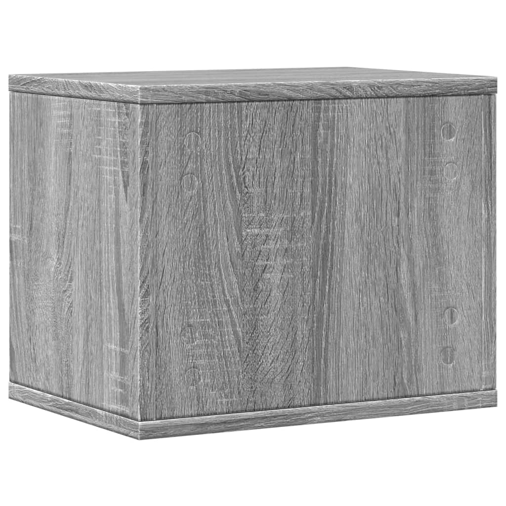 Organisateur de bureau gris Sonoma 36x26x29,5 cm en bois