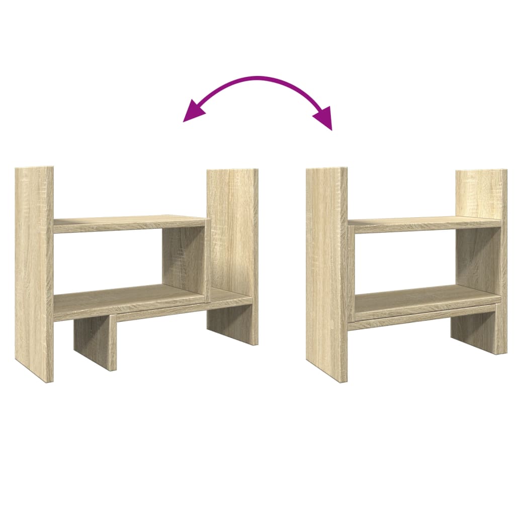 Schreibtisch-Organizer Sonoma-Eiche 38,5x17x39 cm Holzwerkstoff